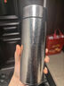 丽贝德商务钛杯保温杯内外纯钛泡茶杯大容量礼盒 皓月银 460ML 实拍图
