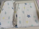 洁丽雅（Grace）A类纯棉婴儿纱布浴巾男女宝宝洗澡巾新生儿用品大毛巾被110*110cm 实拍图
