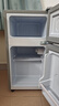 志高（CHIGO）小冰箱迷你小型家用冷藏冷冻两用宿舍出租房用双门办公室电冰箱节能省电 【店长推荐】48L银色【三天约一度电】 实拍图
