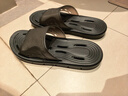 京东京造【浴室拖】拖鞋男士软弹速干漏水拖鞋eva浴室凉拖熠光黑42-43 实拍图