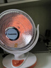 长虹（CHANGHONG）取暖器小太阳电暖器取暖电器电热扇电暖炉烤火炉快热炉取暖神器 白橙小款【直径280mm】 1 实拍图