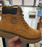 骆驼（CAMEL）王俊凯同款冬加绒户外工装马丁大黄靴男 G122W7757TR 金黄 42 实拍图