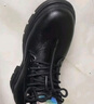 海澜之家HLA马丁靴男士户外休闲鞋秋冬工装鞋子男HAAGZM3AB70373 黑色40 实拍图