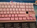 狼蛛（AULA）F87ProV2客制化无线机械键盘电竞游戏专用  蓝牙/2.4G/有线三模连接全键热插拔gasket结构办公键盘 F87ProV2大宗师版【焦糖拿铁轴】粉色渐变侧刻 实拍图