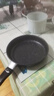 【亏本清仓】韩式麦饭石色不粘锅平底锅铁锅电磁炉不带盖 黑色小煎锅 16cm 实拍图