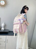 普思图（PUSITU）书包女初中生高中生大容量双肩包轻便小学生4-6年级减负背包 藕紫-大号(适合130cm至170cm) 实拍图
