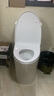 九牧（JOMOO）马桶 家用虹吸式马桶大冲力节水坐便器 防臭瞬冲 易洁抗菌马桶 易洁无棱-双旋暴风冲11396-305坑 实拍图