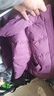 坦博尔羽绒服女中长款连帽休闲妈妈款加厚外套510506D 紫罗兰 175  实拍图
