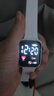 其他品牌高颜值LED手表时尚方形学生科技感超强夜光数字个性运动 白色 实拍图