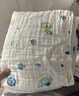 全棉时代 婴儿浴巾 新生儿童6层水洗纱布浴巾宝宝纯棉小鸭子115*115cm 实拍图