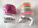 索蝶中国结5号6号7号编织手链项链红绳挂饰中国结绳彩色diy手工线材 五彩色 5号粗2.5mm【约10米/卷】 实拍图