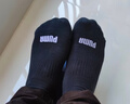 彪马彪马袜子男士中筒休闲运动风棉袜3双装 黑色 均码 实拍图