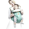 babycare腰凳婴儿背带多功能减震四季抱娃神器解放双手透气轻薄款 格里蓝 实拍图