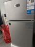 志高（CHIGO）小冰箱迷你小型家用冷藏冷冻两用宿舍出租房用双门办公室电冰箱节能省电 【一级能效】66L银色【三天约一度电】 实拍图