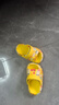 巴布豆儿童拖鞋男童女童洞洞鞋沙滩鞋宝宝凉鞋幼儿凉拖夏季 黄色 150码 实拍图