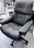 思特莱斯（Stressless）【店铺热销】挪威进口办公椅真皮老板椅北欧轻奢人体工学椅红宝石 办公椅--巴帝克皮--黑色 实拍图