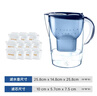 碧然德（BRITA）过滤净水器 滤水壶 海洋系列 3.5L(蓝色）+去水垢专家版滤芯11枚 环保加固包装 实拍图