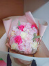 初朵21朵玫瑰康乃馨永生香皂花束生日礼物三八妇女神节同城配送非鲜花 实拍图