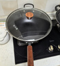炊大皇 炒锅 304不锈钢炒菜锅煎锅 平底不粘炒锅32cm 可立可视盖不挑灶 实拍图