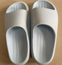 朴西新款EVA踩屎感厚底拖鞋女士居家室内情侣拖鞋男 灰色 42-43 实拍图