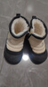 爆款童鞋男女童皮面雪地靴防水2025冬新款儿童防滑保暖大棉鞋宝宝 【黑色】 23 码内长14.2cm 实拍图