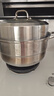 炊大皇304不锈钢三层蒸锅家用复合底汤锅蒸馒头包子可视可立高拱盖34cm 实拍图