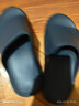 京东京造【3.5cm踩屎感】eva厚底拖鞋男士防臭休闲凉拖鞋 碳灰 44-45 实拍图
