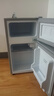 奥克斯小冰箱家用小型迷你冷藏冷冻两用出租房宿舍用节能省电寝室办公室电冰箱 【净化去味】126银色【高效保鲜 铜管速冷】22L 实拍图