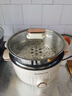 志高（CHIGO）含钛电煮锅3L电锅一体多功能锅 宿舍泡面小电锅蒸煮一体多功能电火锅专用锅电热锅 带蒸笼 YGJX-04 实拍图