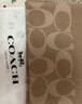 蔻驰（COACH）【品牌直供】男女同款流苏绵羊毛围巾驼色CU807礼物 实拍图