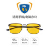 prisma普利索德国品牌防蓝光防辐射眼镜抗疲劳平光镜蓝光阻隔99%护目镜 DD704 全波段(380~500nm)阻隔蓝光 实拍图