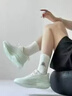 安踏（ANTA）女鞋2026新款夏季网面透气跑步鞋休闲百搭初中学生体测运动鞋女士 浅曦绿【透气网面-新款上市】 37.5 【官方正品-现货速发】 实拍图