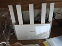 Tenda腾达路由器【千兆WiFi6+穿墙王】无线AX3000信号增强家用放大器Mesh限时补贴金榜一名云霄白立式 实拍图