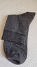 猫人棉袜男士袜子男纯棉100%秋冬中筒袜男袜吸汗商务棉袜深灰5双 实拍图