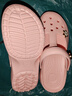 漂步洞洞鞋女凉鞋厚底花园凉拖鞋平底防滑孕妇户外涉水包头休闲沙滩鞋 浅粉色 37 实拍图