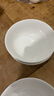 浩雅高温釉下彩景德镇陶瓷餐具面碗汤碗大号饭碗简约纯白6英寸4个装 实拍图