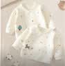 爱宝适婴儿衣服秋冬加厚新生儿半背衣a类和尚服家居服小企鹅59码 T277 实拍图