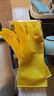 宜之选橡胶牛筋手套L码4双特厚家务厨房洗碗洗衣乳胶清洁手套 实拍图