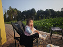 牧高笛（MOBIGARDEN）折叠月亮椅 户外露营便携懒人椅躺椅露营椅子 NX25665013 曜石黑 实拍图