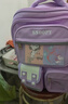 史努比（SNOOPY）小学生书包轻便儿童护脊减负双肩包痛包 四到六年级 紫色大号 实拍图