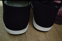 3515老北京布鞋男工作鞋软底休闲鞋透气一脚蹬传统布鞋 黑色  42 实拍图