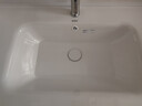 波彼（BOBI）台盆陶瓷一体盆洗手盆单盆阳台浴室柜卫生间半嵌入洗脸面盆池定制 【80*48CM】盆+弹跳下水+防臭管 实拍图
