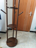 家逸衣架落地卧室实木衣帽架可旋转挂衣架多功能衣服架子简易置物架 实拍图