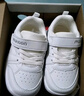 牧童幼儿园小白鞋女童春秋款宝宝板鞋男童低帮休闲鞋 校园白 28码  实拍图