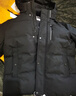 雪中飞鹅绒羽绒服男士短款脱卸帽加厚保暖休闲商务秋冬外套男装185 实拍图