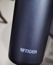 虎牌（TIGER）保温保冷杯轻量便携水杯38女神节礼物MMZ-A35C-KG石墨黑色 实拍图