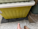 SPACEXPERT 衣物收纳箱特大号塑料整理箱车载储物箱80L黄色 1个装 带轮 实拍图