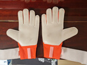 匹克守门员手套带护指天然乳胶防滑耐磨减缓冲击成人儿童专业训练门将手套足球手套守门员装备橙色8号 实拍图