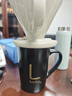京东京造创意个性杯子陶瓷马克杯带盖勺潮流情侣男女家用牛奶咖啡杯380ML 实拍图