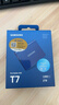 三星（SAMSUNG） 2TB Type-c USB 3.2 移动固态硬盘（PSSD） T7 蓝色 NVMe传输速度1050MB/s 手机直连笔记本外接 实拍图